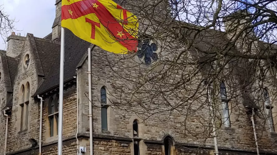 st antonys flag flying