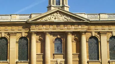 A photograph of the Queen's College front quad